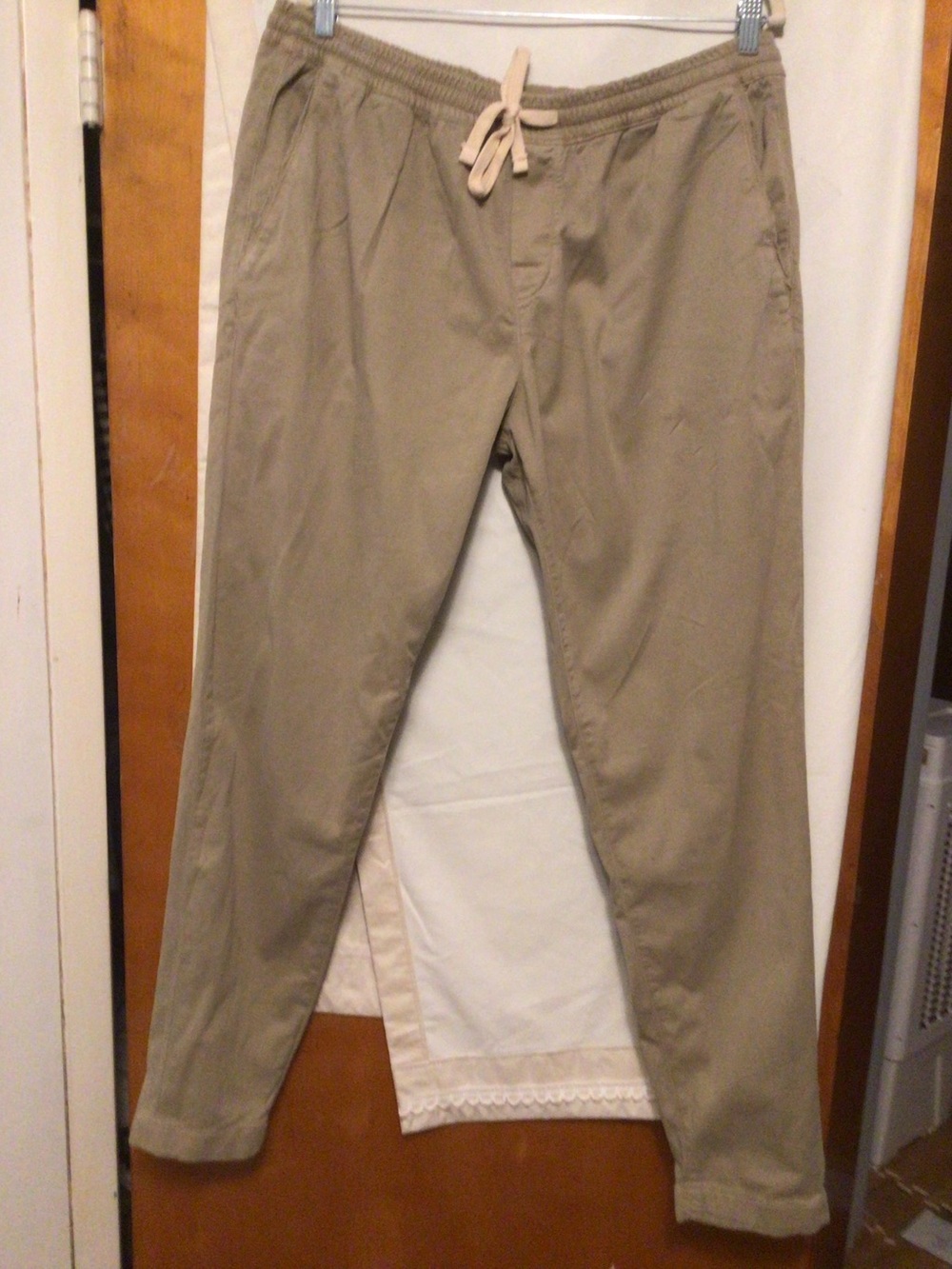 Marine Layers khaki casual pull on pants daily wear comfy SZ XXL